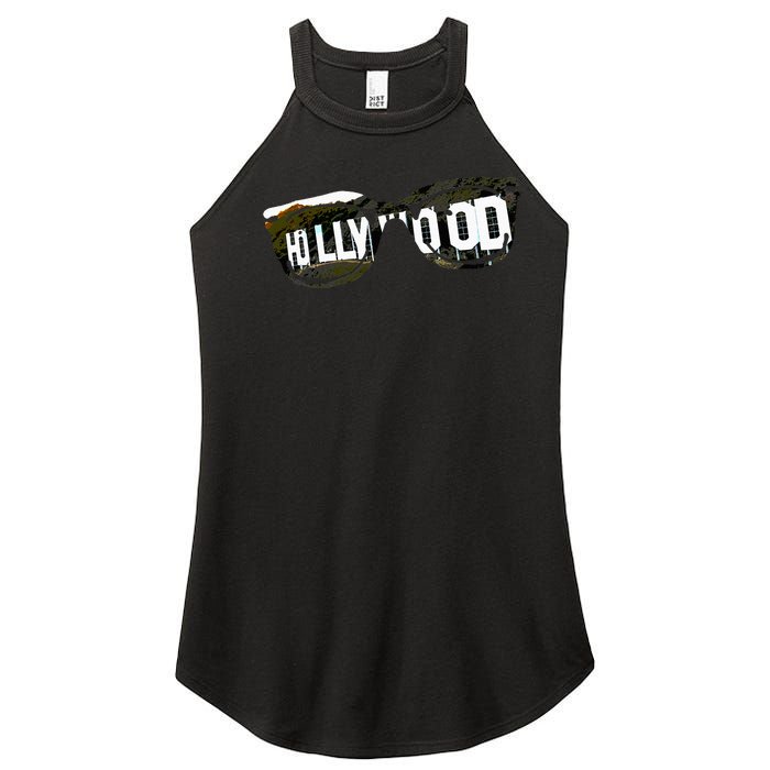 Hollywood California Sign Souvenir Women's Perfect Tri Rocker Tank