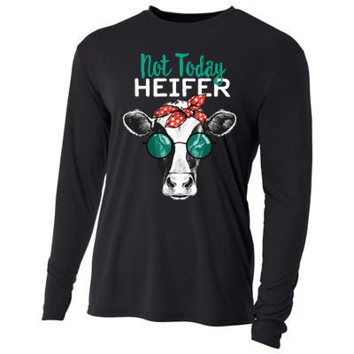 Heifer Country Sayings Not Today Heifer Cooling Performance Long Sleeve Crew