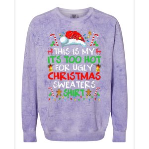 Hot Christmas Sweater Collection Colorblast Crewneck Sweatshirt