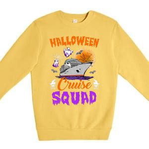 Halloween Cruise Squad Family Cruising Crew Vacation Trip Gift Premium Crewneck Sweatshirt