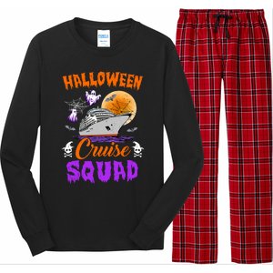 Halloween Cruise Squad Family Cruising Crew Vacation Trip Gift Long Sleeve Pajama Set