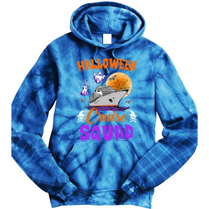 Halloween Cruise Squad Family Cruising Crew Vacation Trip Gift Tie Dye Hoodie