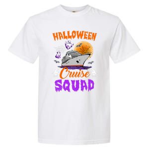 Halloween Cruise Squad Family Cruising Crew Vacation Trip Gift Garment-Dyed Heavyweight T-Shirt