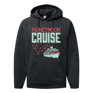 Honeymoon Cruise Ship Cruising Vacation Trip Couple Gift Performance Fleece Hoodie