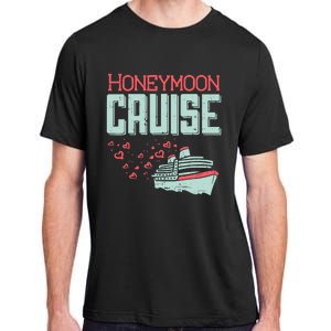 Honeymoon Cruise Ship Cruising Vacation Trip Couple Gift Adult ChromaSoft Performance T-Shirt