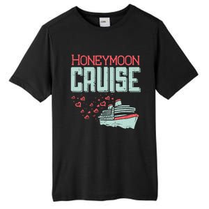 Honeymoon Cruise Ship Cruising Vacation Trip Couple Gift Tall Fusion ChromaSoft Performance T-Shirt