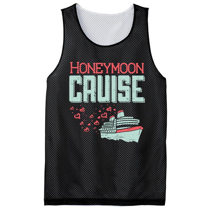 Honeymoon Cruise Ship Cruising Vacation Trip Couple Gift Mesh Reversible Basketball Jersey Tank