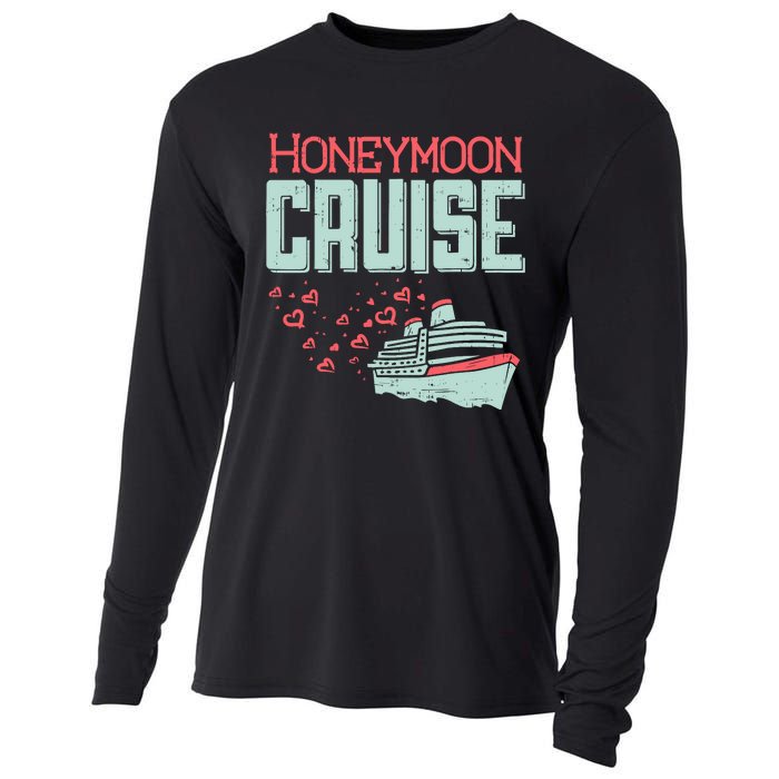 Honeymoon Cruise Ship Cruising Vacation Trip Couple Gift Cooling Performance Long Sleeve Crew