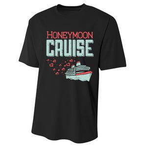 Honeymoon Cruise Ship Cruising Vacation Trip Couple Gift Performance Sprint T-Shirt