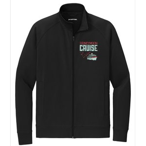 Honeymoon Cruise Ship Cruising Vacation Trip Couple Gift Stretch Full-Zip Cadet Jacket