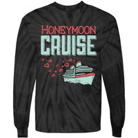 Honeymoon Cruise Ship Cruising Vacation Trip Couple Gift Tie-Dye Long Sleeve Shirt