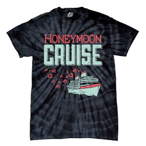 Honeymoon Cruise Ship Cruising Vacation Trip Couple Gift Tie-Dye T-Shirt