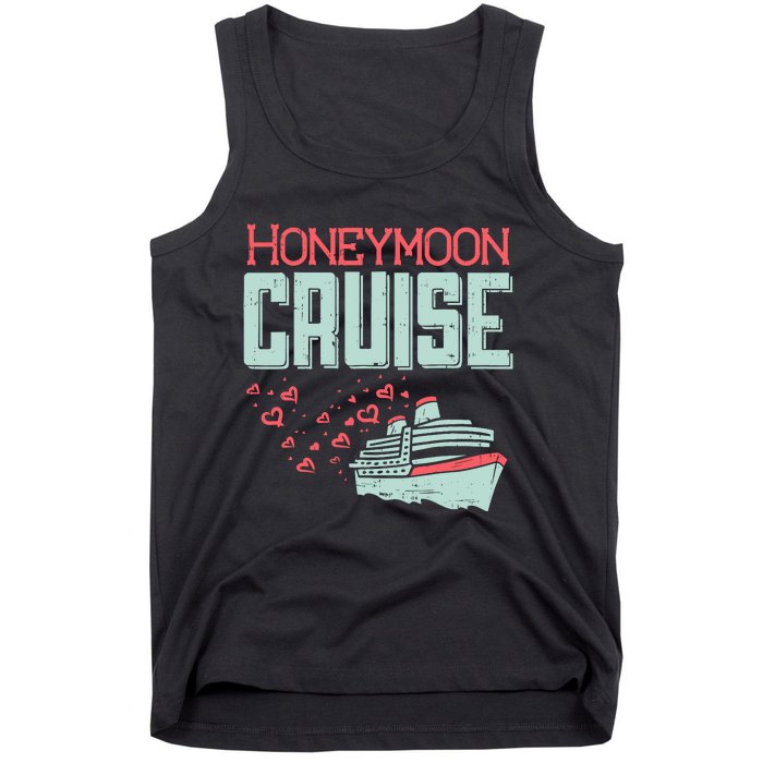 Honeymoon Cruise Ship Cruising Vacation Trip Couple Gift Tank Top