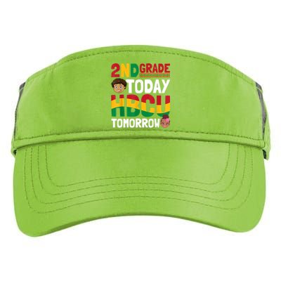 HBCU College Student 2nd Grade Today HBCU Tomorrow Adult Drive Performance Visor