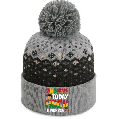 HBCU College Student 2nd Grade Today HBCU Tomorrow The Baniff Cuffed Pom Beanie