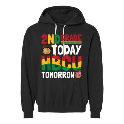 HBCU College Student 2nd Grade Today HBCU Tomorrow Garment-Dyed Fleece Hoodie