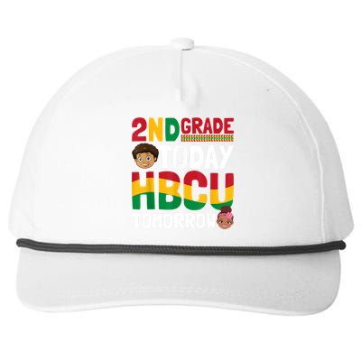 HBCU College Student 2nd Grade Today HBCU Tomorrow Snapback Five-Panel Rope Hat