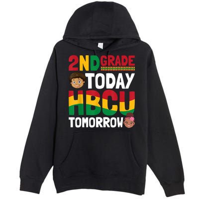 HBCU College Student 2nd Grade Today HBCU Tomorrow Premium Pullover Hoodie
