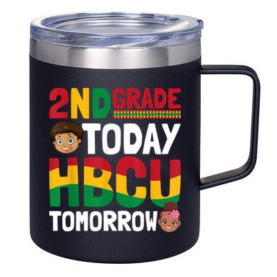 HBCU College Student 2nd Grade Today HBCU Tomorrow 12oz Stainless Steel Coffee Mug