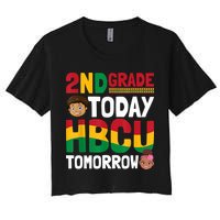 HBCU College Student 2nd Grade Today HBCU Tomorrow Women's Crop Top Tee