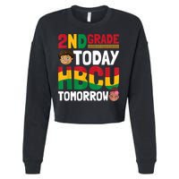HBCU College Student 2nd Grade Today HBCU Tomorrow Cropped Pullover Crew