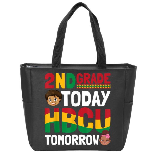 HBCU College Student 2nd Grade Today HBCU Tomorrow Zip Tote Bag