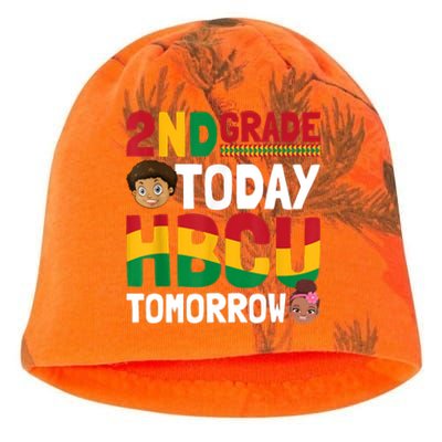 HBCU College Student 2nd Grade Today HBCU Tomorrow Kati - Camo Knit Beanie