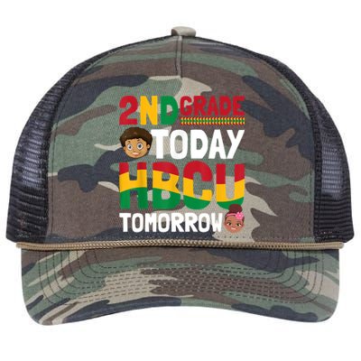 HBCU College Student 2nd Grade Today HBCU Tomorrow Retro Rope Trucker Hat Cap