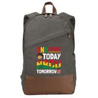 HBCU College Student 2nd Grade Today HBCU Tomorrow Cotton Canvas Backpack