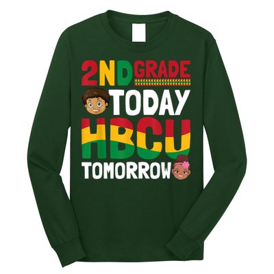 HBCU College Student 2nd Grade Today HBCU Tomorrow Long Sleeve Shirt