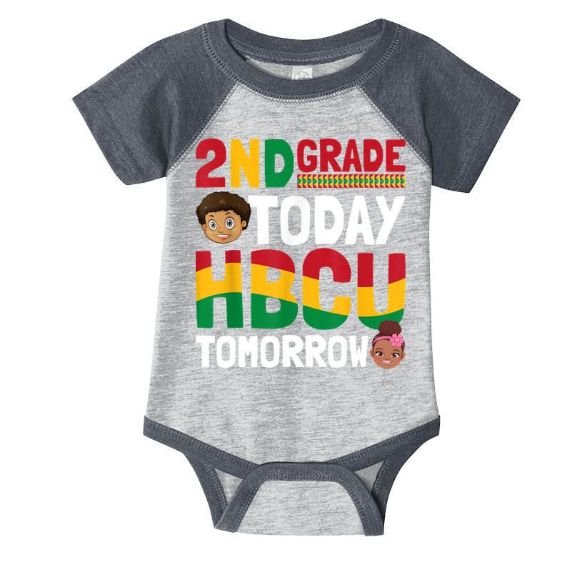 HBCU College Student 2nd Grade Today HBCU Tomorrow Infant Baby Jersey Bodysuit