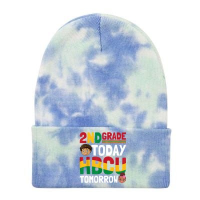 HBCU College Student 2nd Grade Today HBCU Tomorrow Tie Dye 12in Knit Beanie