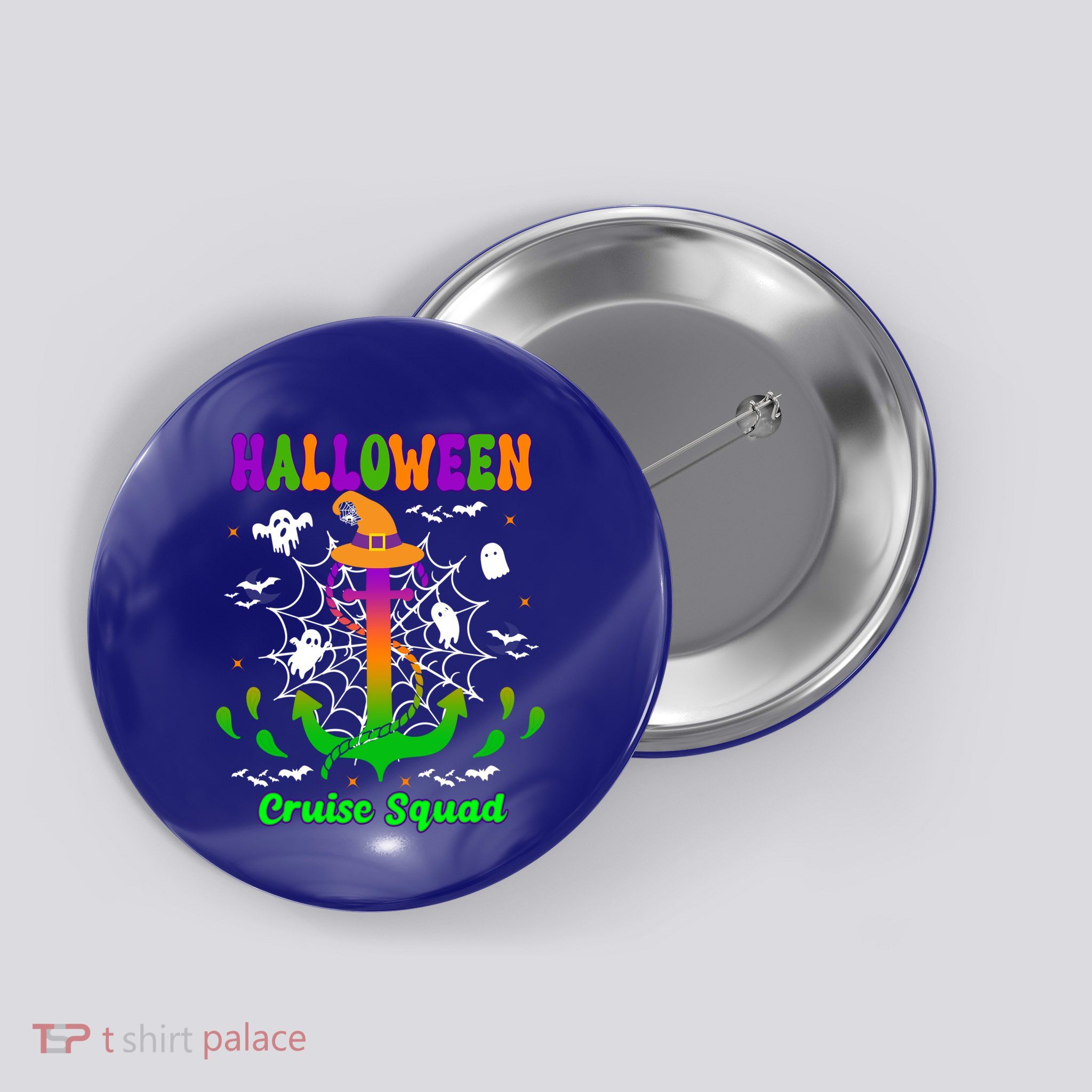 Halloween Cruise Squad Group Travel Trip Vacation Gift Button