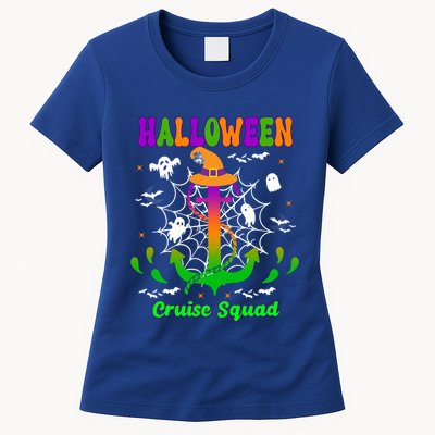 Halloween Cruise Squad Group Travel Trip Vacation Gift Womens T-Shirt
