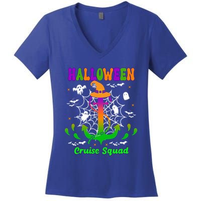 Halloween Cruise Squad Group Travel Trip Vacation Gift Women's V-Neck T-Shirt