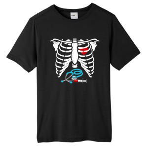 Halloween Costume Skeleton Stethoscope Needle For Nurse Meaningful Gift Tall Fusion ChromaSoft Performance T-Shirt