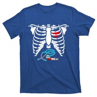 Halloween Costume Skeleton Stethoscope Needle For Nurse Meaningful Gift T-Shirt