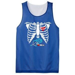 Halloween Costume Skeleton Stethoscope Needle For Nurse Meaningful Gift Mesh Reversible Basketball Jersey Tank