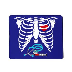 Halloween Costume Skeleton Stethoscope Needle For Nurse Meaningful Gift Mousepad