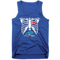 Halloween Costume Skeleton Stethoscope Needle For Nurse Meaningful Gift Tank Top