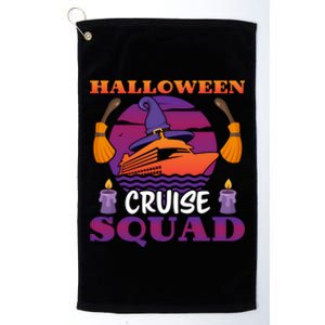 Halloween Cruise Squad Cruising Crew Spooky Lover Season Meaningful Gift Platinum Collection Golf Towel