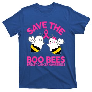 Halloween Cute Save The Boobees Boo Bees Breast Cancer Gift T-Shirt