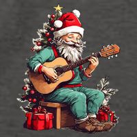 happy christmas Santa  Vector Backpack