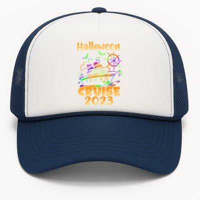 Halloween Cruise Squad Cruising Crew Spooky Season Family Gift Trucker Hat