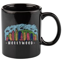 Hollywood Cartoon Style Illustration 11oz C Handle Ceramic Mug
