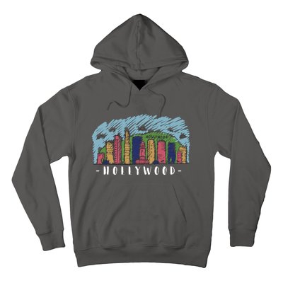 Hollywood Cartoon Style Illustration Hoodie