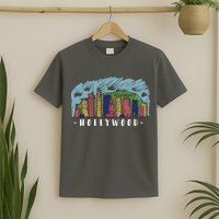 Hollywood Cartoon Style Illustration T-Shirt