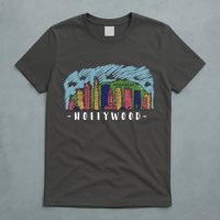 Hollywood Cartoon Style Illustration T-Shirt