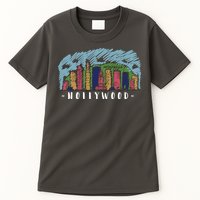 Hollywood Cartoon Style Illustration Tall T-Shirt