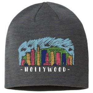 Hollywood Cartoon Style Illustration Sustainable Beanie